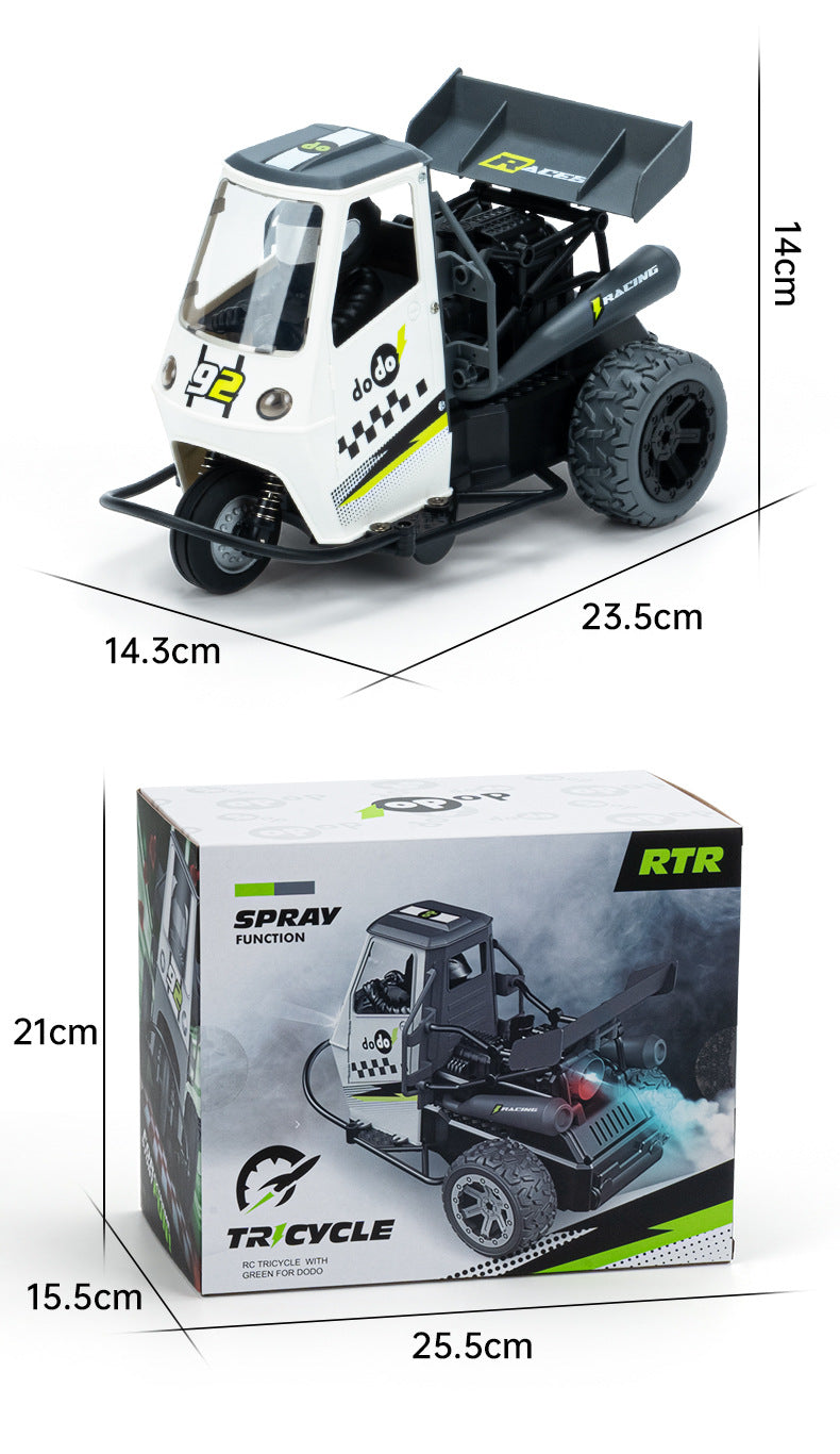 1:16 Scale Remote Control Drift Motorcycle Car with Spray Effects - Kids RC Off-Road Vehicle