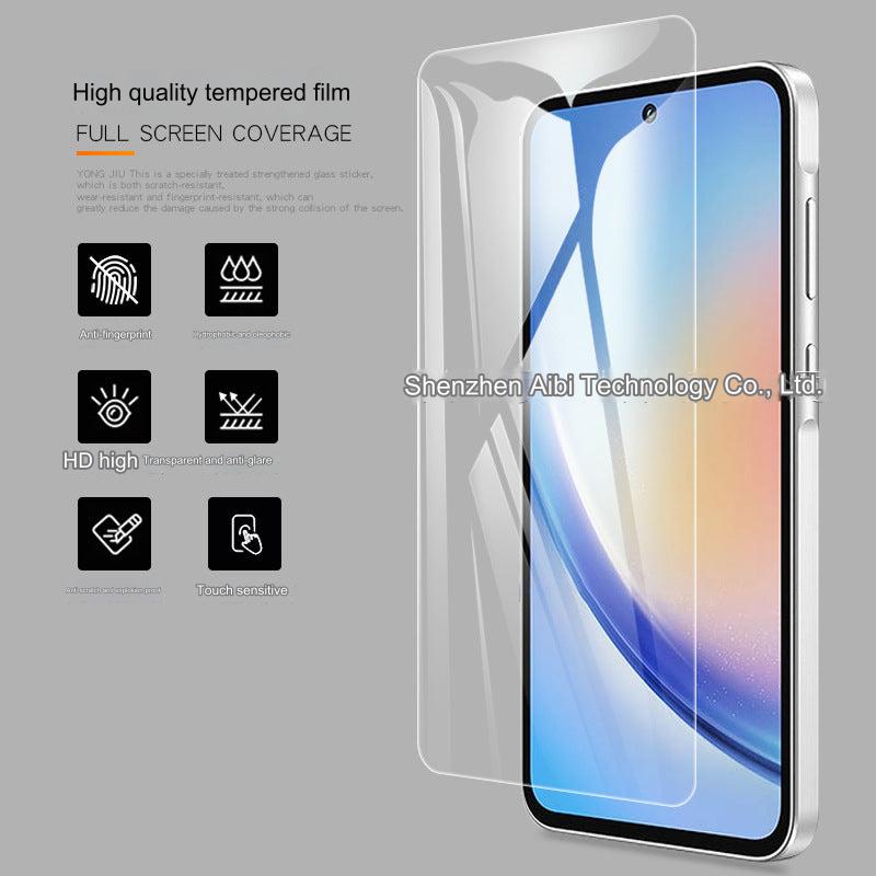 Premium Tempered Glass Screen Protector for Samsung Galaxy A35 – Anti-Fingerprint, HD Clarity, Edge-to-Edge Coverage