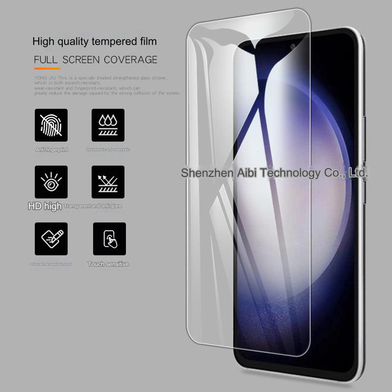 Samsung Galaxy S24 FE Tempered Glass Screen Protector - Anti-Fingerprint, HD Clarity | Non-Fullscreen Design