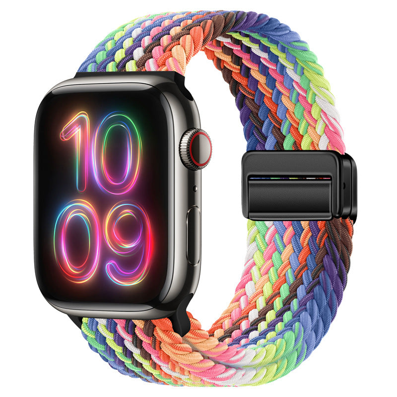 Stylish Nylon Woven Magnetic Apple Watch Band - Compatible with All Series