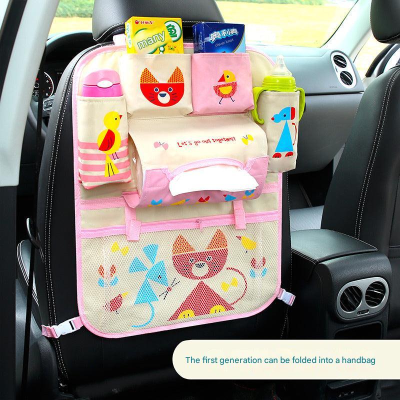 happy travel themed car organizer