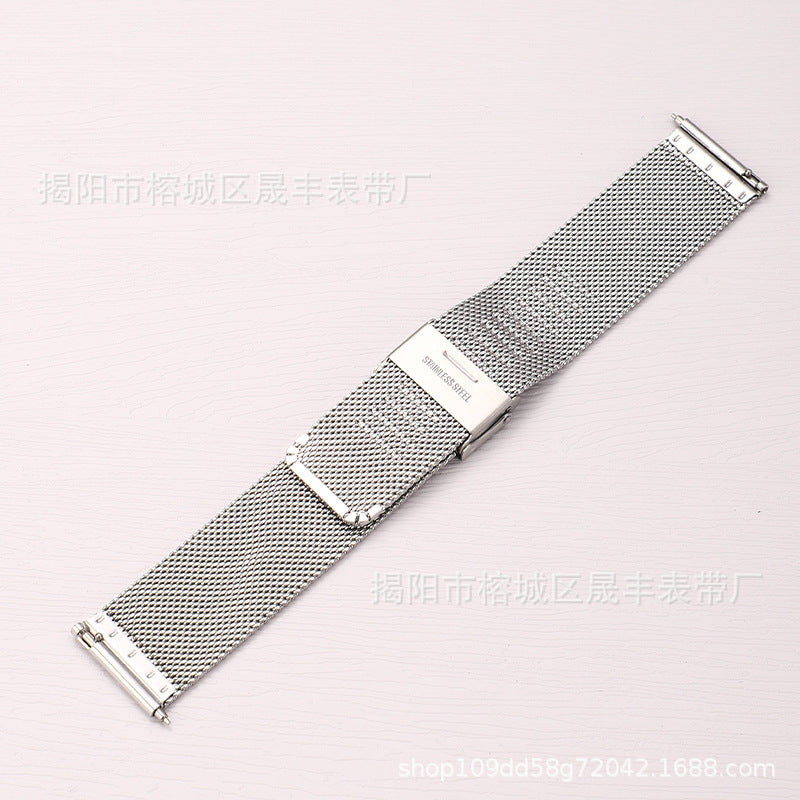 Stylish Milanese Loop Smartwatch Band for Samsung, Huawei, and Apple – Adjustable & Durable Metal Design