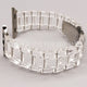 38/40/41mm resin strap-Glacier fully transparent (Pack of 1)