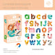 Lowercase Letters Fridge Magnet Set (Pack of 1)