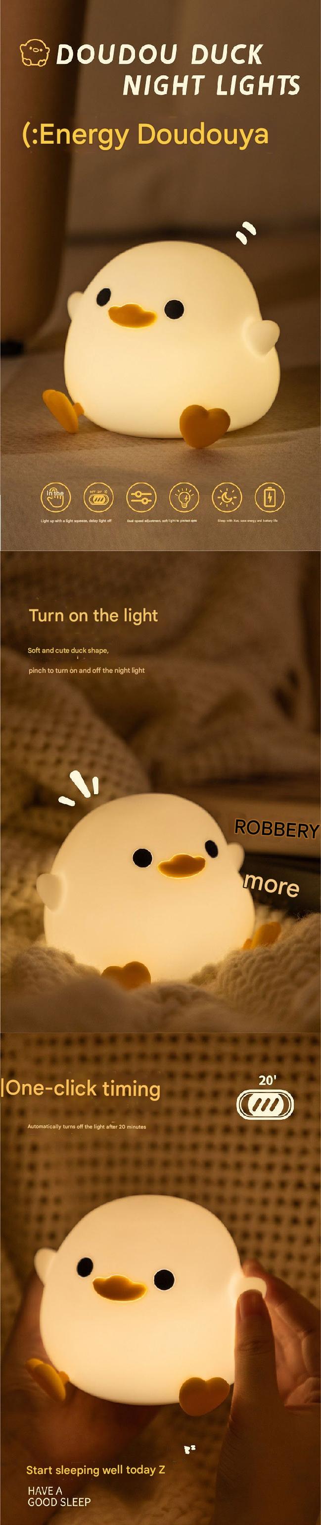 Silicone Duck Lamp