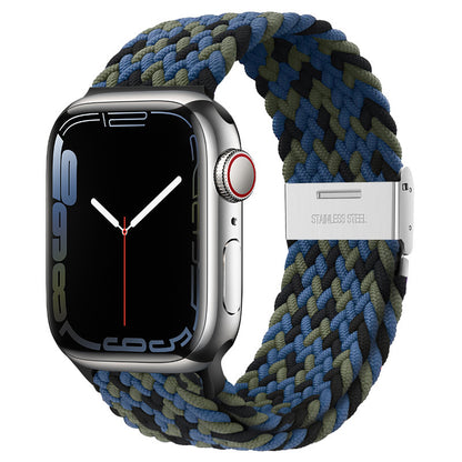 Premium Nylon Woven Strap for Apple Watch - Fits All Series and Sizes - Adjustable Buckle - Stylish and Durable