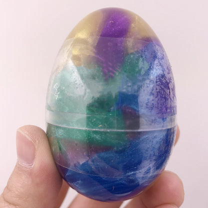 Colorful Galaxy Egg Crystal Slime - DIY Fun for All Ages