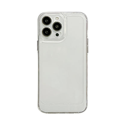 Transparent TPU iPhone Case - Shockproof, Stylish Protection for iPhone 16, 15, 14, 13, 12 Models