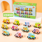 11-Piece Magnetic Animal Train Set (Pack of 1)