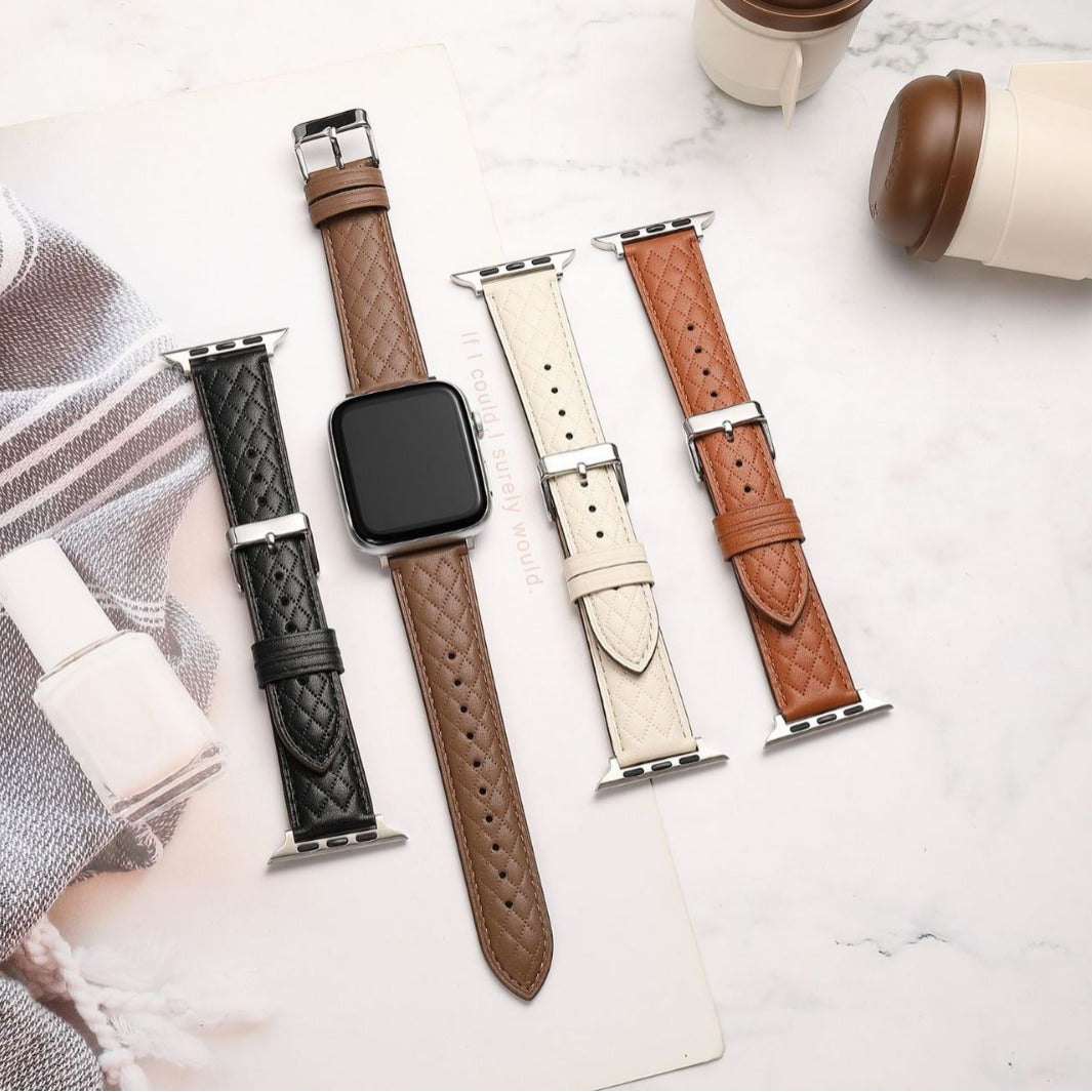 Quilted Apple Watch Band