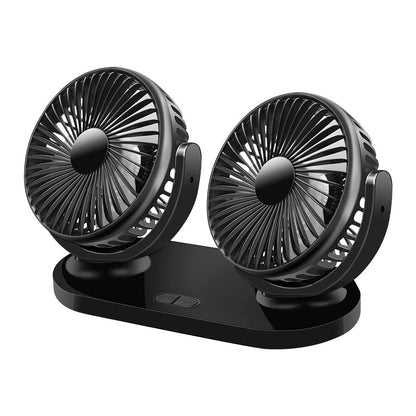 Side view of mounted car fan