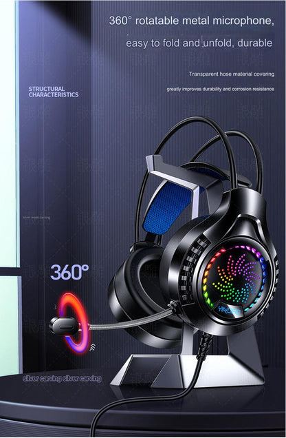 RGB Wired Gaming Headset with 7.1 Surround Sound - Q7 Model