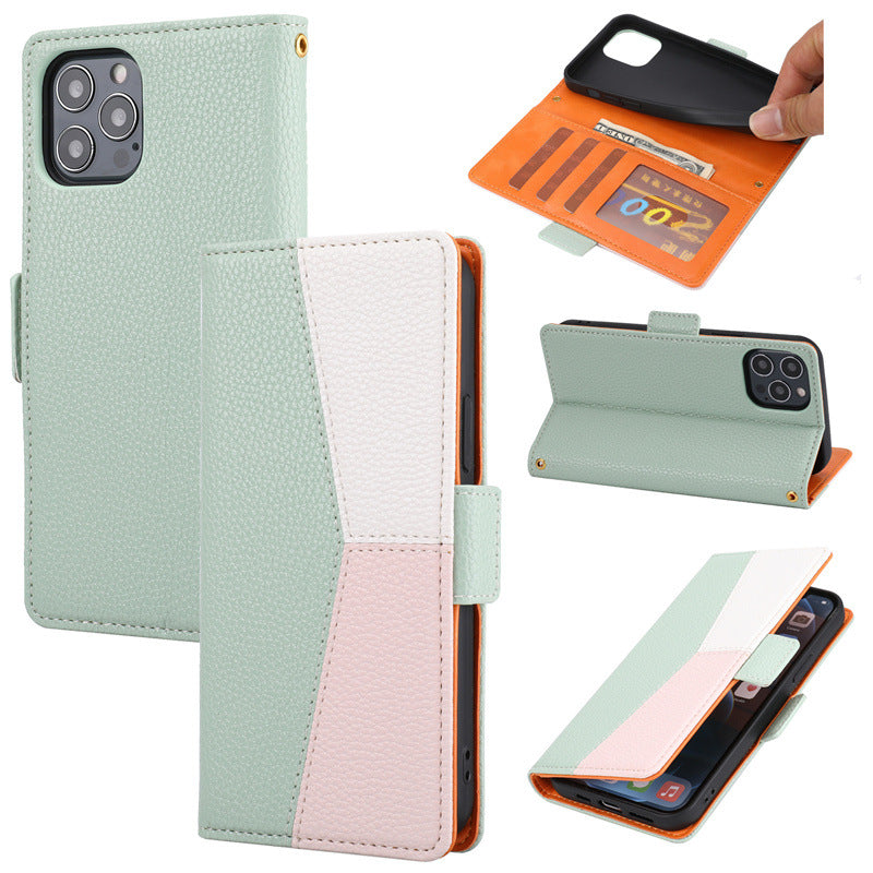 Premium PU Leather Flip Case for iPhone & Samsung | Stylish Multi-Color Wallet Cover with Card Slots