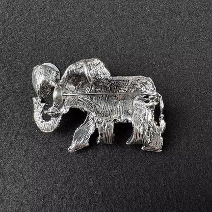 Colorful Elephant Brooch for Fashion Accessory