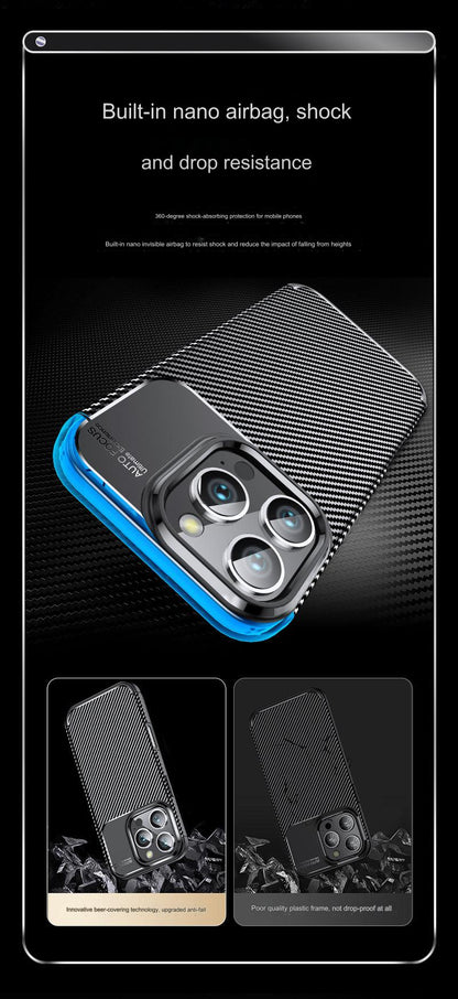 OMEVE TPU iPhone 16 Pro Max Case - Shockproof, Anti-Fingerprint & Sleek Design - Fits iPhone 7 to iPhone 16 Models