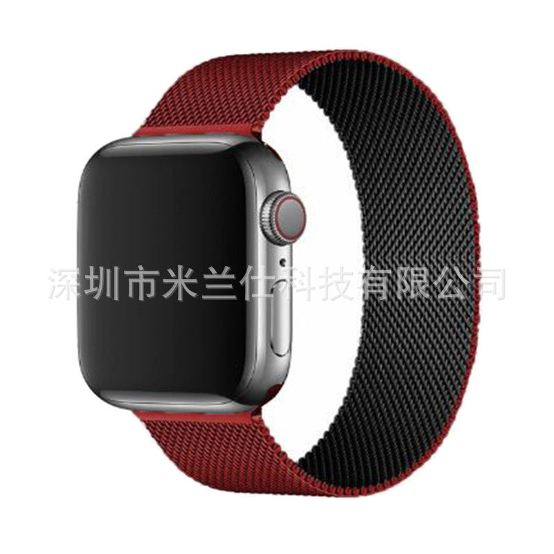 Premium Metal Milanese Loop Band for Apple Watch Series 1-9 & SE - Stylish, Adjustable & Breathable | Multiple Colors Available