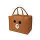 Travel Bag Brown; 40*30*20cm (Pack of 1)