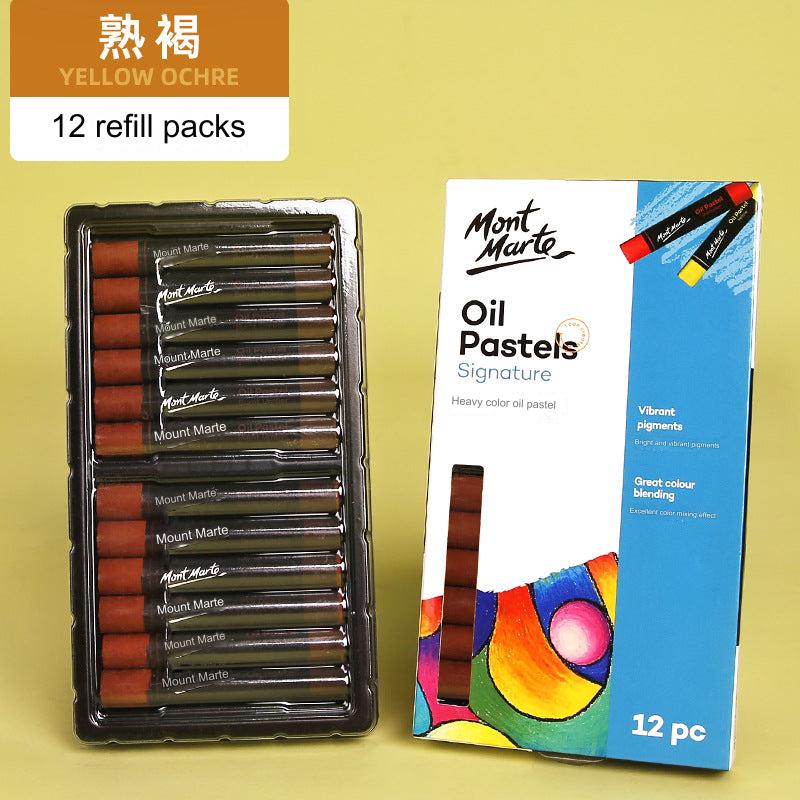 Montmartre 24-Color Ultra Soft Oil Pastels for Kids - Vibrant, Easy to Blend Art Crayons