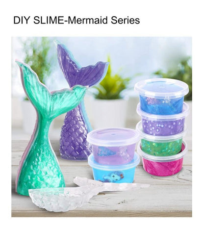 DIY Fluffy Mermaid Slime Kit – Colorful & Fun Craft Activity for Kids