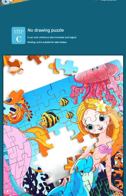 colorful jigsaw toy