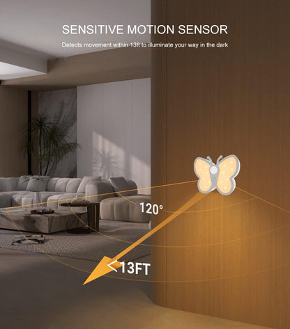 white sensor night lamp hallway wall