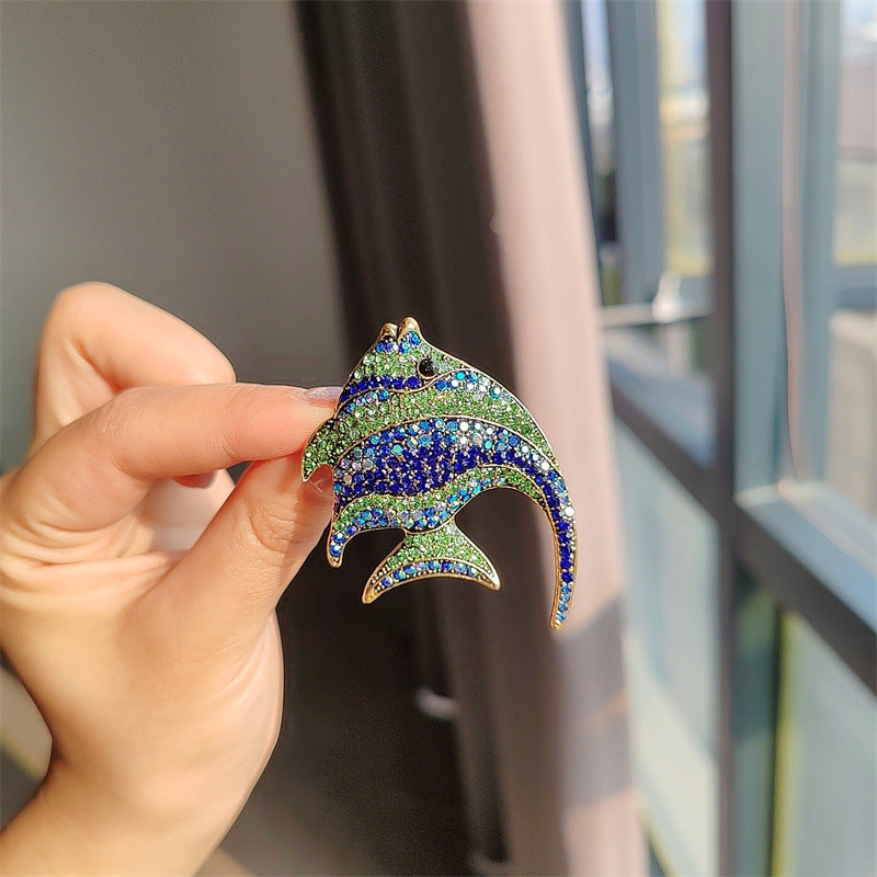 Trendy rhinestone brooch - image 5