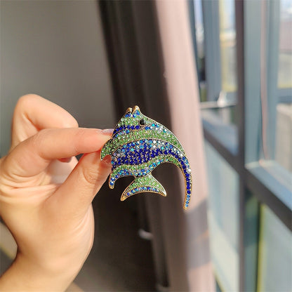 Trendy rhinestone brooch - image 5