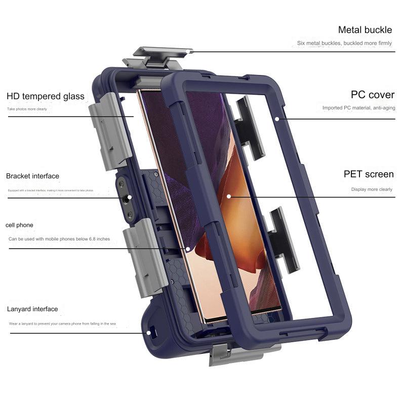 Ultra-Durable 15M Waterproof Diving Case for iPhone & Samsung - Anti-Shock & Impact-Resistant